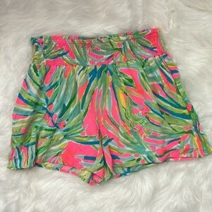 NWOT LILLY PULITZER Tropical Print Shorts Sri Lanka Size XS